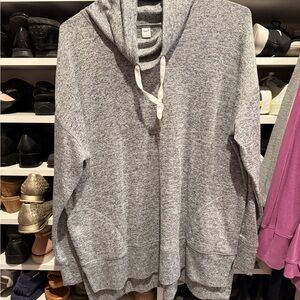Old Navy Gray Cowl Neck Sweater